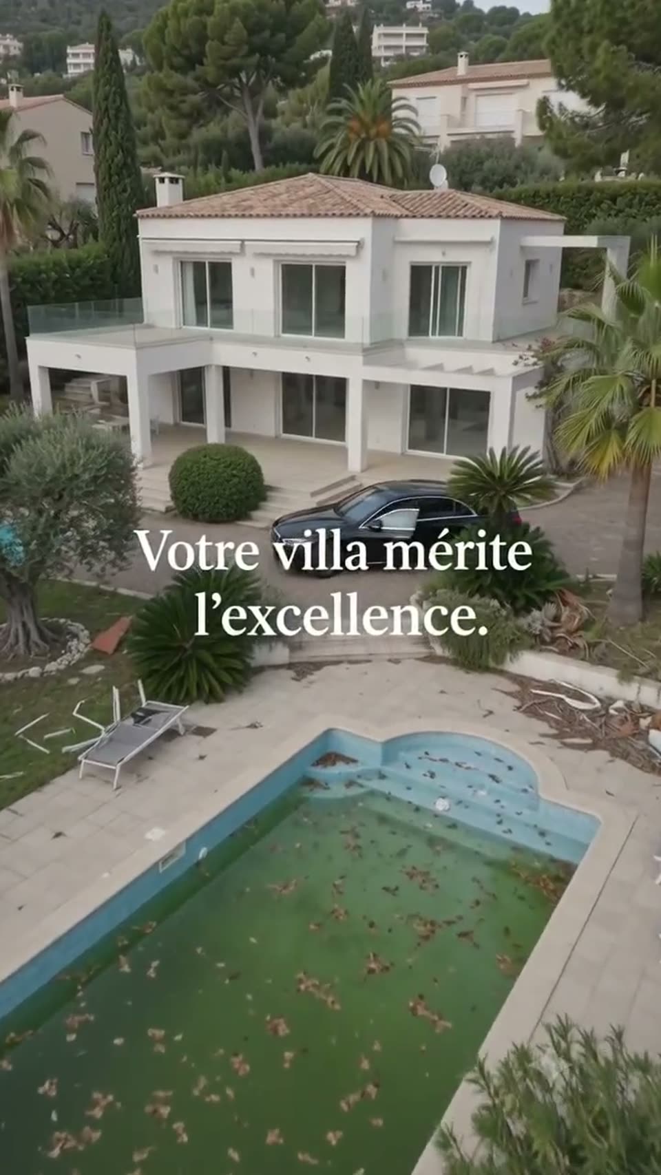 Équipe BK Luxury Clean 06 en intervention piscine et jardin